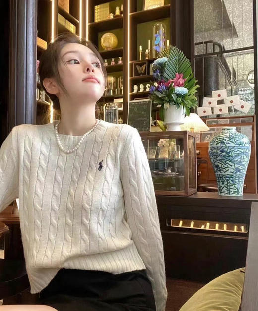 999 黑五巨折💢羊绒麻花🐏🇺🇸✨Ralph Lauren拉夫劳伦麻花羊毛针织衫🤍柔软90%羊毛+10%山羊绒，细腻又保暖 商品图2