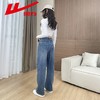 回力高腰牛仔裤女2025新款春秋季小个子宽松显瘦直筒休闲阔腿裤子 商品缩略图5