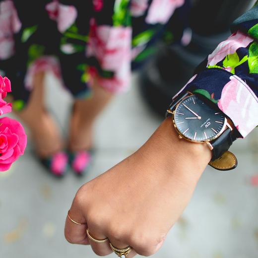 F1G00100147 丹尼尔惠灵顿DANIEL WELLINGTON |DW 36MM英伦经典百搭黑色皮表带石英表 男女中性【无电】 商品图2