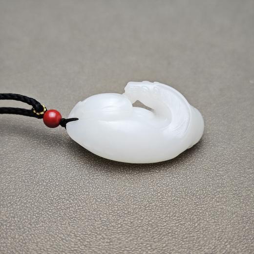 新疆和田玉且末料羊脂玉生肖马 1122-4 商品图0