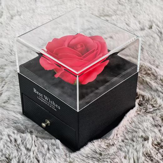 红玫瑰项链礼盒(不含项链)  母亲节情人节首饰礼品盒 商品图3