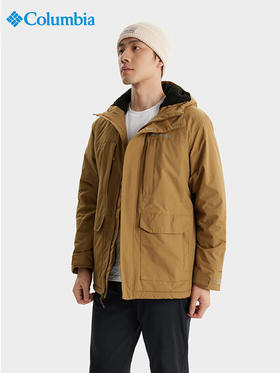 【超级捡漏】Columbia哥伦比亚冲锋衣男秋冬户外运动防水绒面内里保暖休闲外套WE3576
