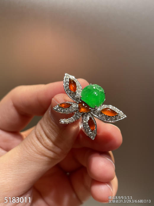 5183011，蝴蝶戒指。具体价格微信咨询 商品图1