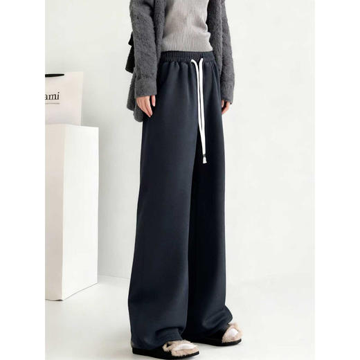 常规休闲百搭糯米绒阔腿裤-纪念日百货门店同款167097422 商品图1