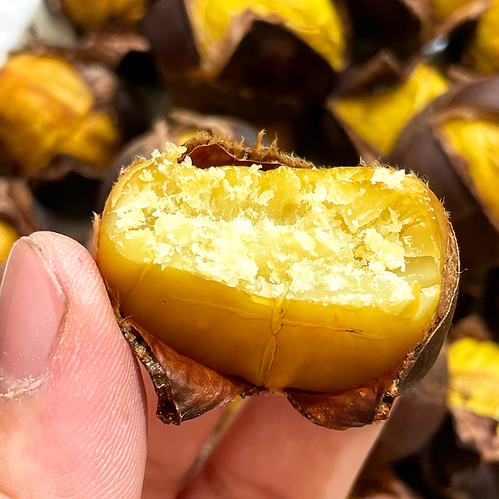 『老树迁西板栗』去壳生板栗仁+带壳生板栗，高山生长，细腻饱满，粉、糯、沙、甜