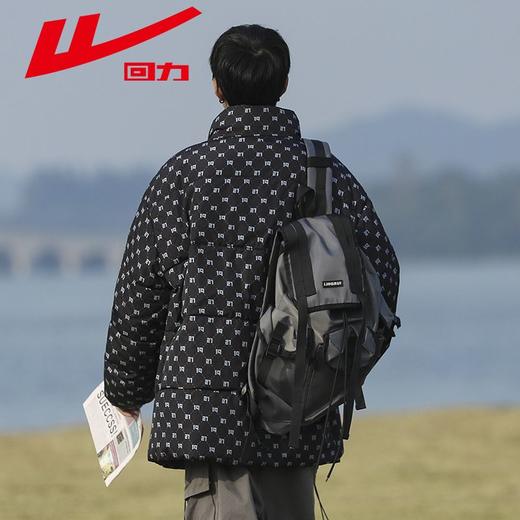 回力棉服外套男款2025冬季拼色防风立领棉袄男士加厚保暖棉衣男潮 商品图5