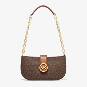 196163426952 迈克高仕MICHAEL KORS MK【品牌质保】Carmen小号老花链条单肩包【24*7*12cm】