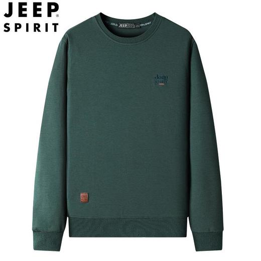 JEEP SPIRIT春秋圆领长袖T恤男运动宽松卫衣男潮牌7151新款（主推） 商品图1