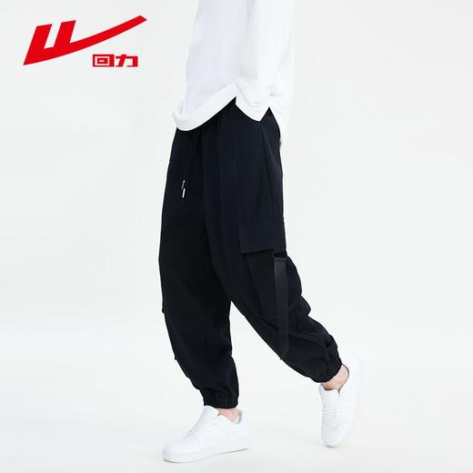 回力裤子男2025春季新款潮流束脚休闲裤多口袋机能工装裤宽松潮男 商品图7