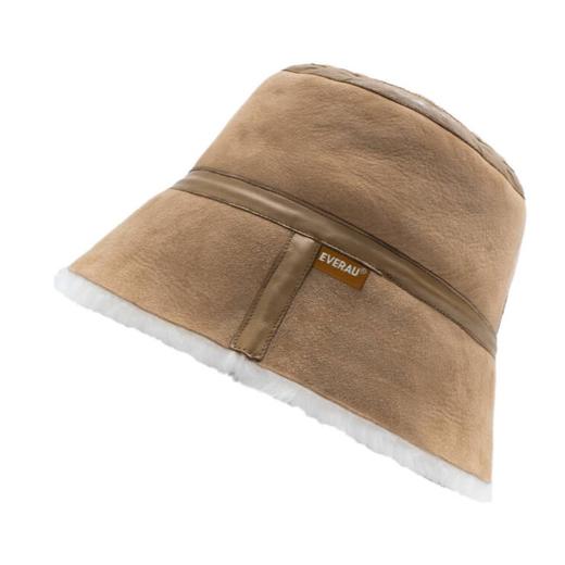 【澳洲品牌】EVERAU   羊皮毛拼接盆帽渔夫帽EAA042 商品图1