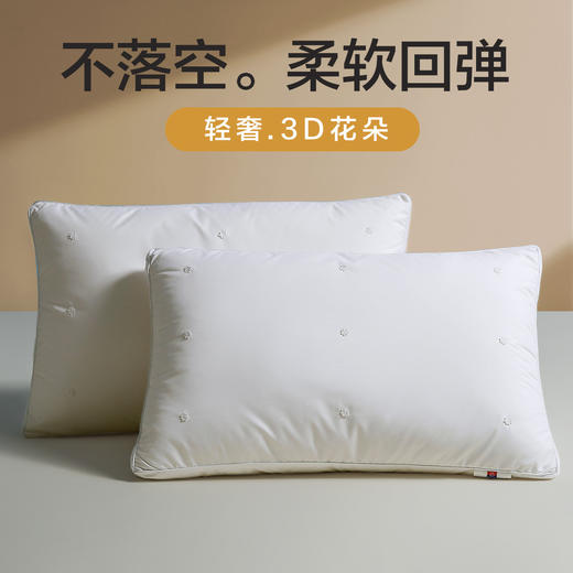 6916517941252 富安娜Fuanna 【梦享芯选】高颜值蚕丝枕成人家用枕头床上用品单人枕芯丝棉枕 商品图2