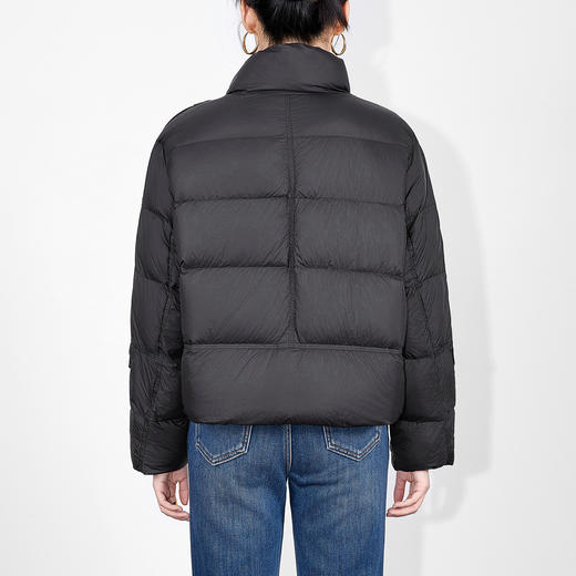 「高货wl」全新升级【铂金会员542/天猫729/差价187】(02927)洛诗琳气质90白鸭绒立领羽绒服2025冬季百搭泡芙保暖外套 商品图2