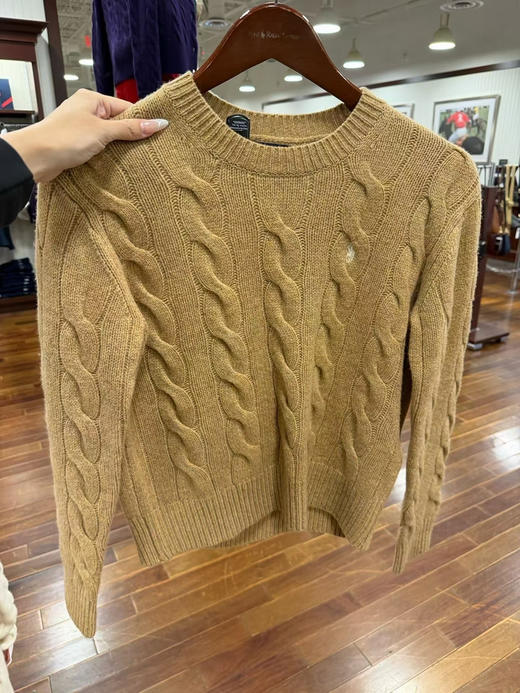 999 黑五巨折💢羊绒麻花🐏🇺🇸✨Ralph Lauren拉夫劳伦麻花羊毛针织衫🤍柔软90%羊毛+10%山羊绒，细腻又保暖 商品图5