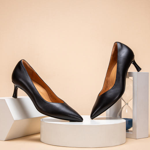 CN1B5121-CHCH平衡鞋女式温柔风中跟女鞋 商品图2