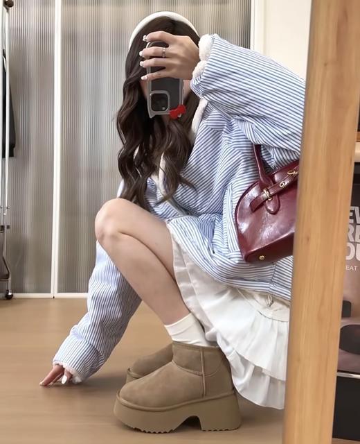 UG&G厚底人鱼羊毛雪地靴 商品图5