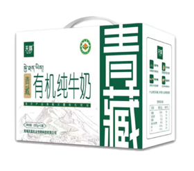 天露 有机纯牛奶 （两种包装随机发货）200ml*12