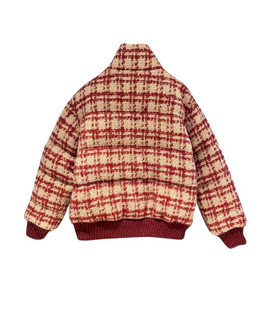 女款滑雪系列格纹棉服ho025 商品图1