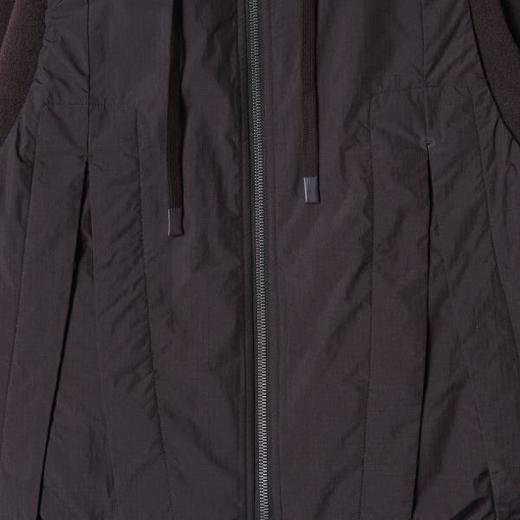 25-10SDSA男士秋冬新款痞帅男装ins简约连帽马甲毛衣羽绒服宽松外套 商品图3