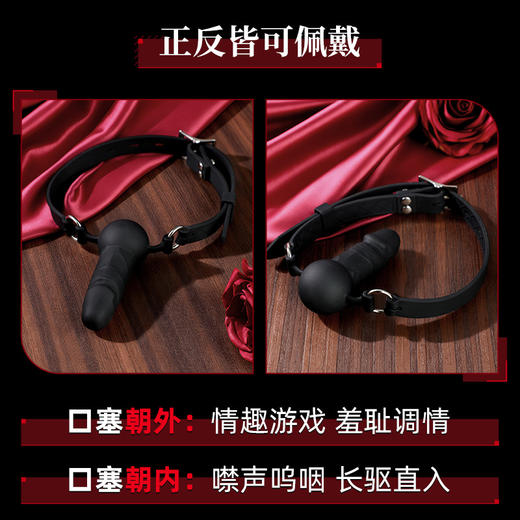 【情趣用品】谜姬 硅胶口塞羞耻调情 商品图3