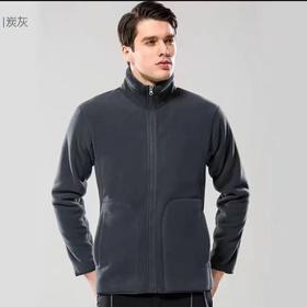 【蓄热御寒❗️舒适防风】双面穿摇粒绒外套女秋冬款抓绒棉衣男情侣珊瑚绒立领上衣保暖加绒。ja