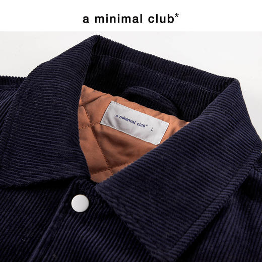 a minimal club美式复古趣味灯芯绒棒球服棉服廓形高街AM5APJ08 商品图3