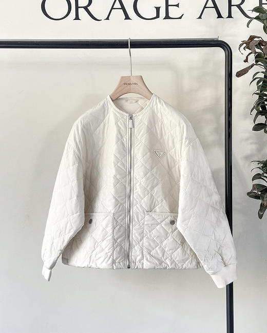 现货 THS-限时 女士 P家 老钱圆领内搭绗缝夹棉外套 2色 BW405 商品图4