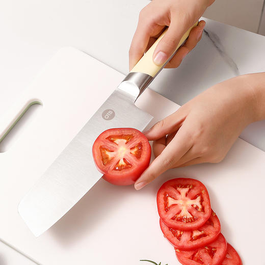 OTB星云系列小菜切不锈钢一体成型轻盈省力小巧锋利厨房刀具 商品图3