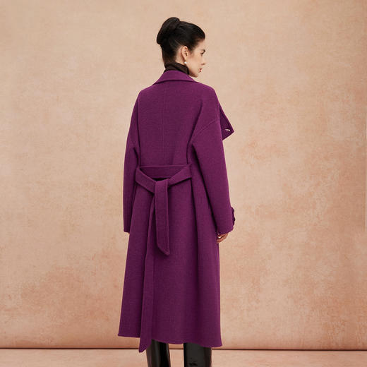 QH931斯尔丽25秋季新款软糯保暖简洁大方INS爆款气质高雅大衣 商品图1