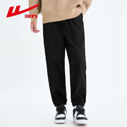 回力工装裤男士2025春秋新款美式机能裤潮流黑色运动束脚休闲裤子 商品图3