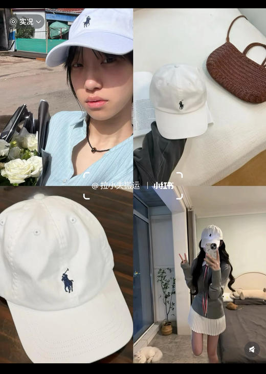 R.L 软顶 水洗纱卡帆布鸭舌帽 PJ047 商品图3