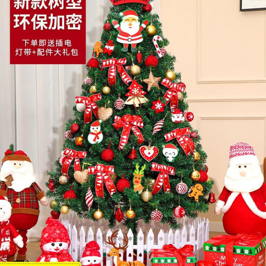 【圣诞节摆件】圣诞树客厅家用套餐diy发光大型摆件新款感ins圣诞节装饰。rd 商品图0