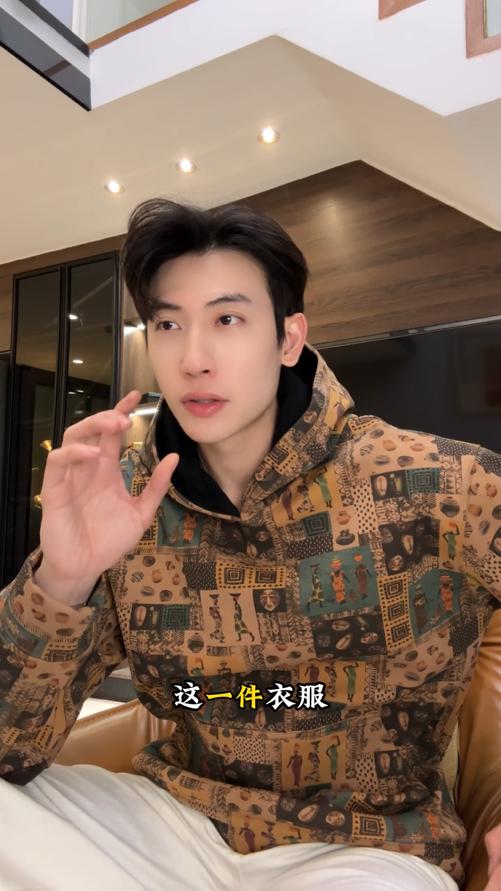 WY1342SDSA秋冬新款痞帅男装休闲趣味卡通印花连帽卫衣百搭宽松套头上衣 商品图0