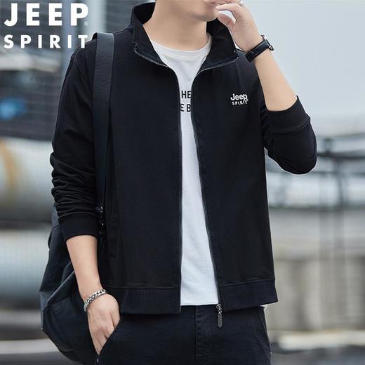 JEEP SPIRIT春秋卫衣男运动开衫外套宽松休闲卫衣HL2026（主推） 商品图2