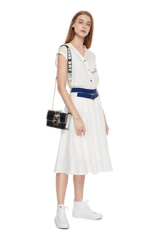 J.A 英文logo装饰无袖衬衫 12911 商品图1