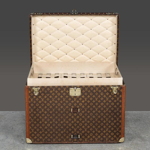 独角鹿西洋古董1920年代法国顶级奢侈品牌路易威登出品Monogram帆布经典老花款帽箱 商品图4