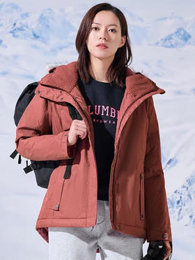 Columbia哥伦比亚户外秋冬新品女子650蓬热能保暖防寒夹棉外套WL9480