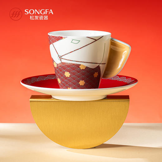 8头唐风骏影咖啡杯碟套组 商品图3