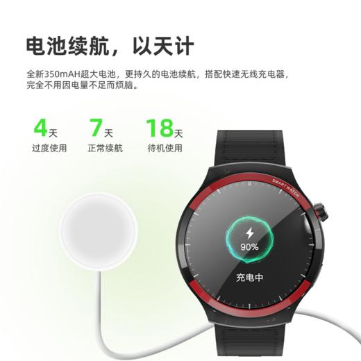 疯抢中！！下单即送两条表带！DIONA智能3D魔方手表R3顶配版  多功能运动手表超长续航蓝牙通话百全天心率血氧监控离线支付 黑色 热销【DIONA R3】顶配版送表带 商品图4