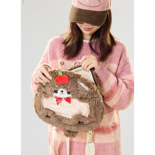 可爱萌趣苹果熊痛包双肩包-纪念日百货门店同款167747747 商品图1