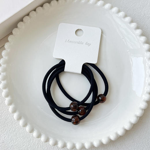 韩版高弹力扎头发圆珠皮筋（4根）-纪念日百货门店同款167747608 商品图1