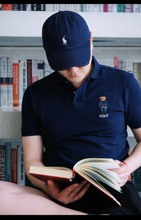 R.L 软顶 水洗纱卡帆布鸭舌帽 PJ047