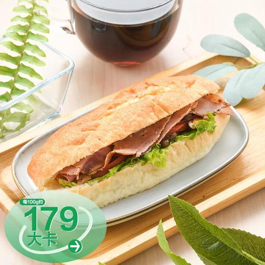 菌菇黑椒牛肉法棍三明治145g/盒 商品图0