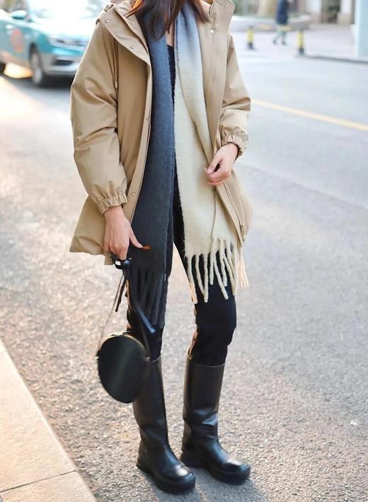 【高品质私服】【IC丝羊毛平纹布羽绒服】宽松廓形 包容身材 易于叠穿【无标出货 介意慎拍】 商品图5