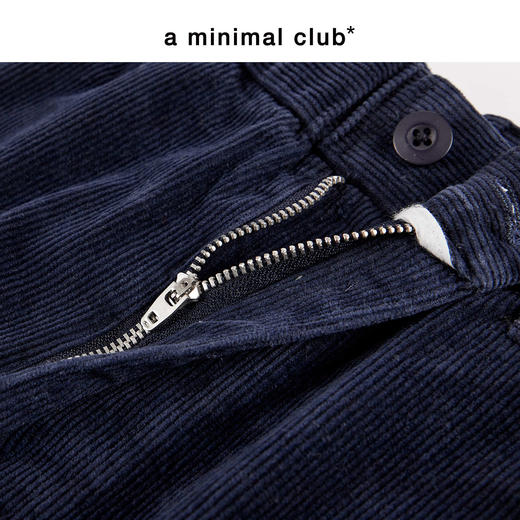 a minimal club复古细坑条纹灯芯绒长裤直筒宽松弹力腰围AM5ATR09 商品图2