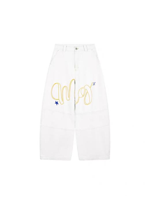 马得工地/MDGDKZ13183/大logo锁链绣长裤 商品图3