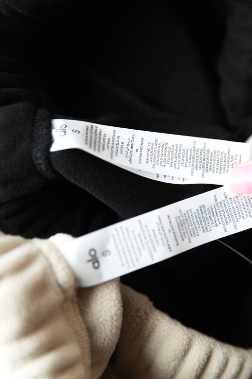 高克重加厚，500大克双面加绒卫裤。瑜伽训练小方标长裤女C112660 商品图2