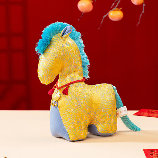 新年礼物【马年吉祥物 生肖马毛绒玩具】富贵布艺马挂件春节居家摆件 商品图1