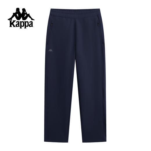 Kappa 运动长裤男士冬季加绒保暖休闲收口裤直筒长裤子K0G12AY42 商品图0