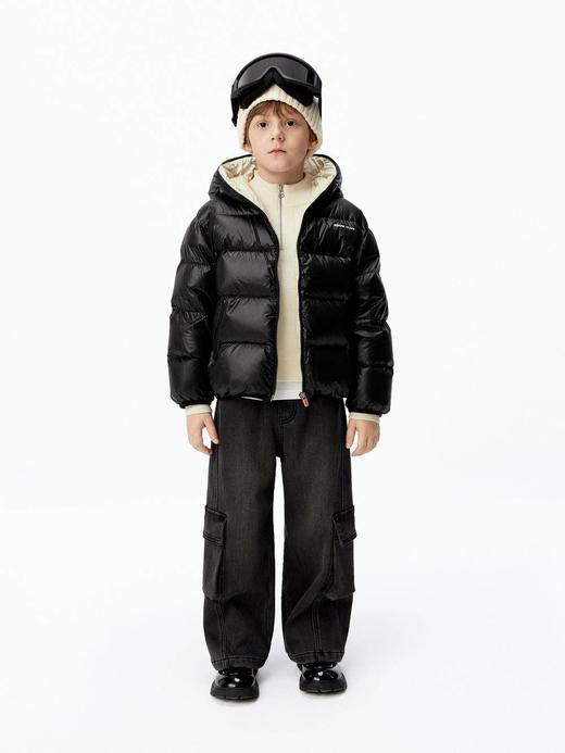 【云粉节】8楼摩安珂儿童little MO&Co.25年冬季新款90%绒子拒水鸭绒连帽男女同款羽绒外套KBE4EIN012【吊牌价：1099 元 ，活动价：989元】 商品图4