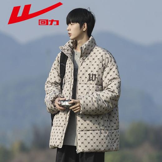 回力棉服外套男款2025冬季拼色防风立领棉袄男士加厚保暖棉衣男潮 商品图6